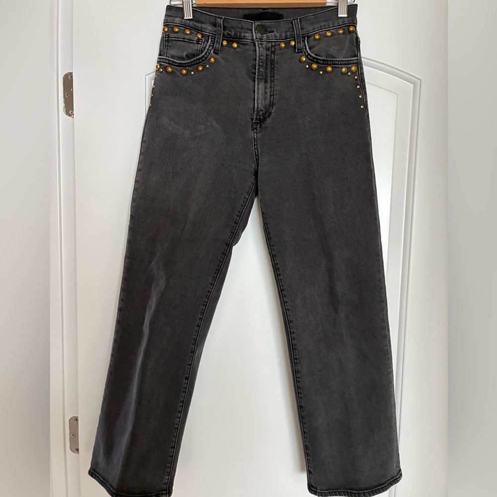 Joe’s “The Blake” Studded Black Jean Size 27